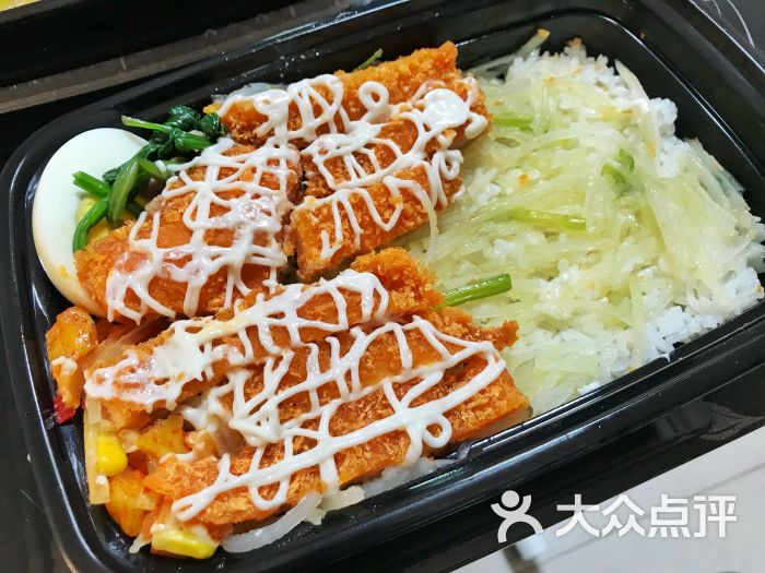 天添韩式炸鸡饭香酥大鸡排饭图片 - 第2张