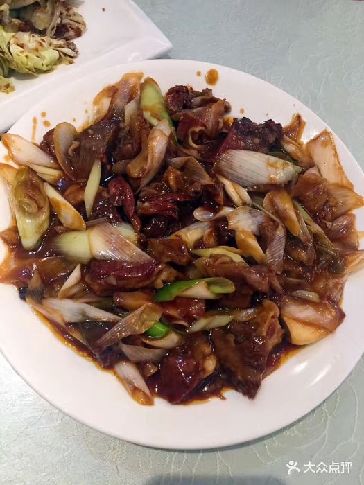 葱烧牛脸