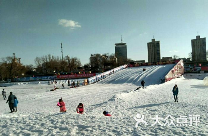 玉渊潭公园雪场滑雪坡图片 - 第118张