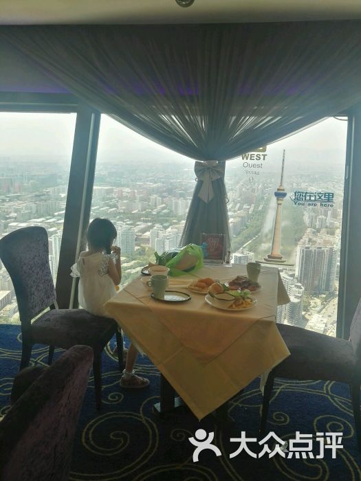 中央电视塔空中观景旋转餐厅-景观位图片-北京美食