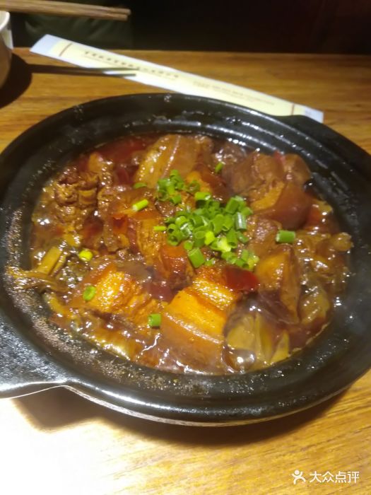 上三品砂锅演义(欣阳店)干豇豆红烧肉图片 第82张