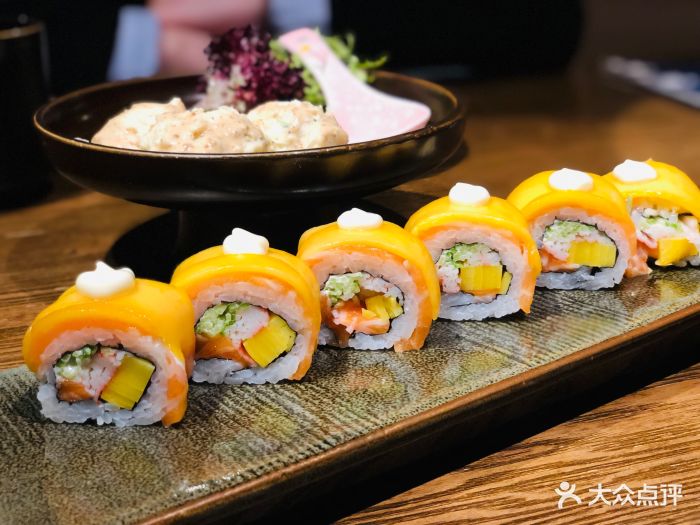香芒三文鱼卷