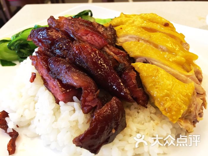 叉烧双拼饭