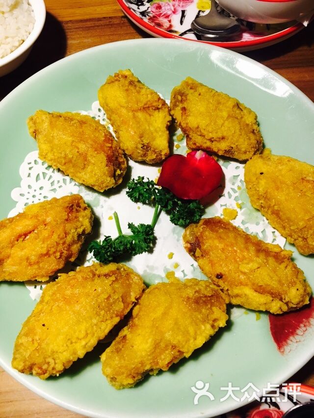 新白鹿餐厅(西城广场店-蛋黄炸鸡翅图片-杭州美食-大众点评网