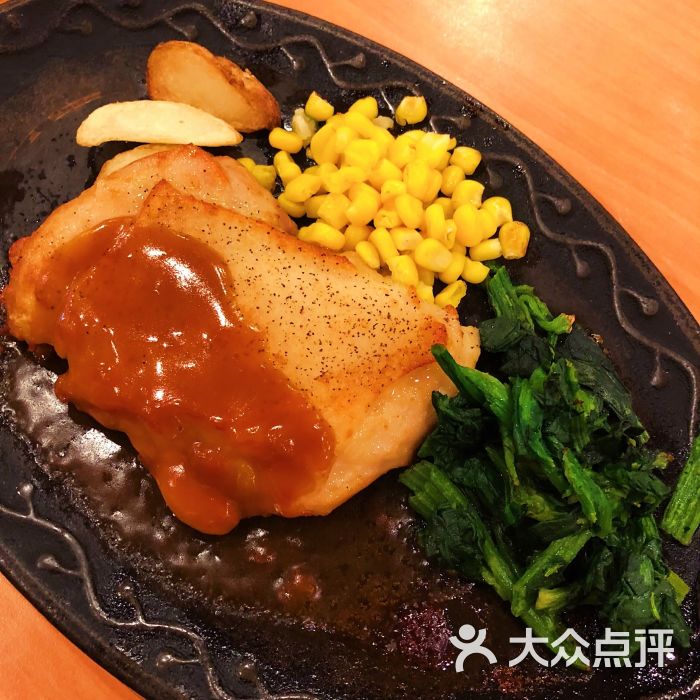 铁板原味鸡扒