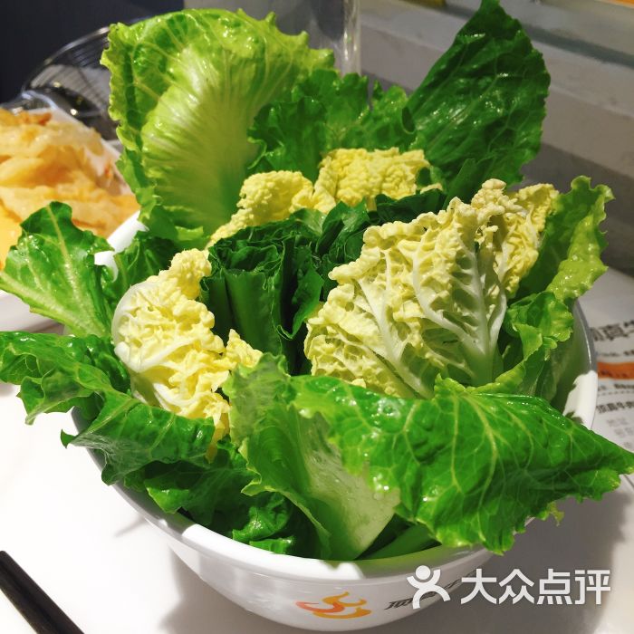 顶真牛肉潮式火锅(文创店)蔬菜拼盘图片 - 第9张