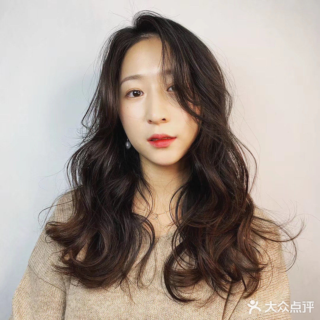 轻奢大波浪#中长发烫发