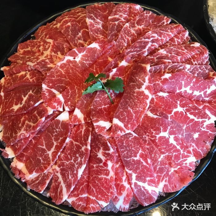 珍滋味港式粥火锅(工体店)招牌雪花牛肉图片