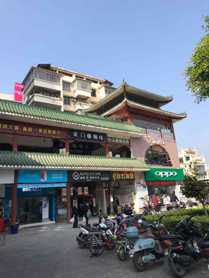 市中心风采楼步行街