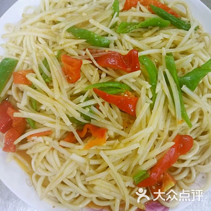 土豆丝盖浇面