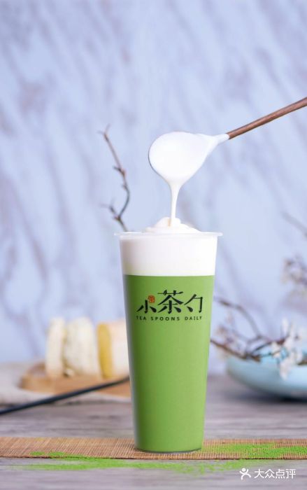 小茶勺(金堂未来城店)抹茶奶盖图片