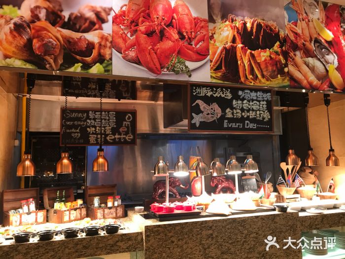 富力洲际酒店夜市餐厅海鲜自助图片