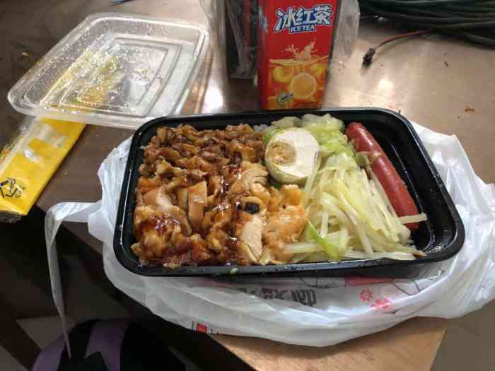 蔬啦烤肉鸡排饭(百脑汇店)-"周末外卖系列鸡排最好吃