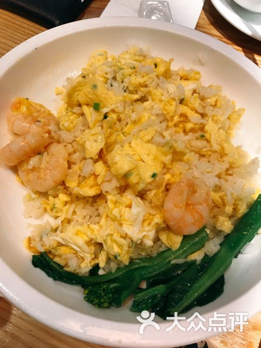滑蛋虾仁饭