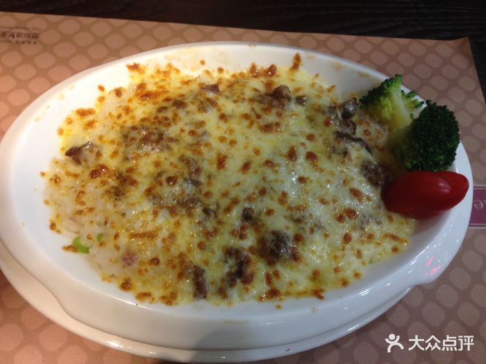 蓝农·果木西餐厅(银泰创意城店-野菌牛肉焗饭图片-武汉美食-大众