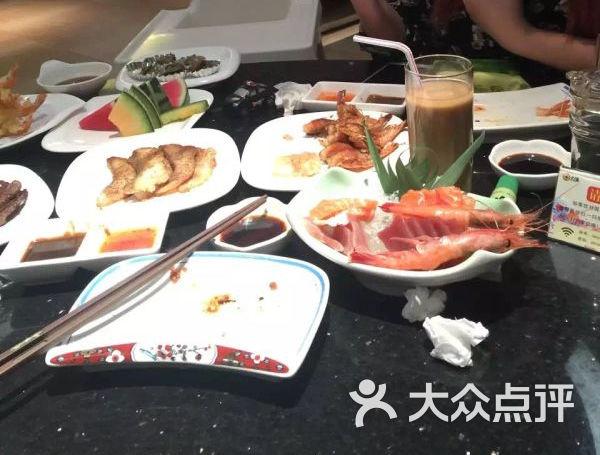 大渔铁板烧(大悦城店)的点评