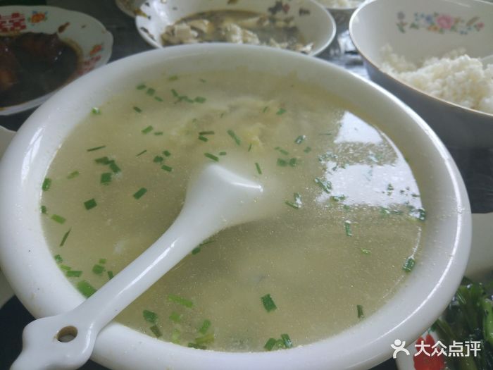 崇明易家缘农家乐(森林公园店)银鱼蛋汤图片 第14张