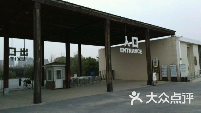 奥林匹克森林公园北园南门停车场-春天的花儿