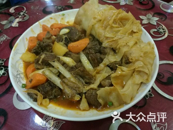 摆家特色羊肉焖饼子-图片-哈密市美食-大众点评网