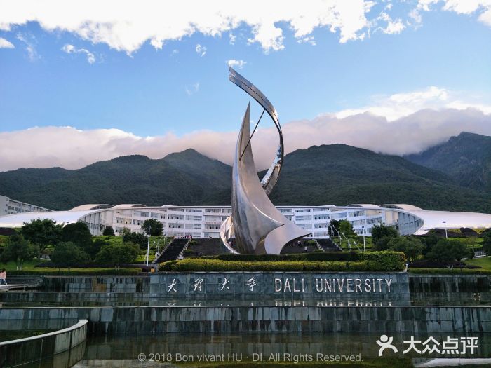 大理大学(古城校区)校门图片