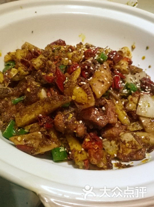 土豆排骨干锅