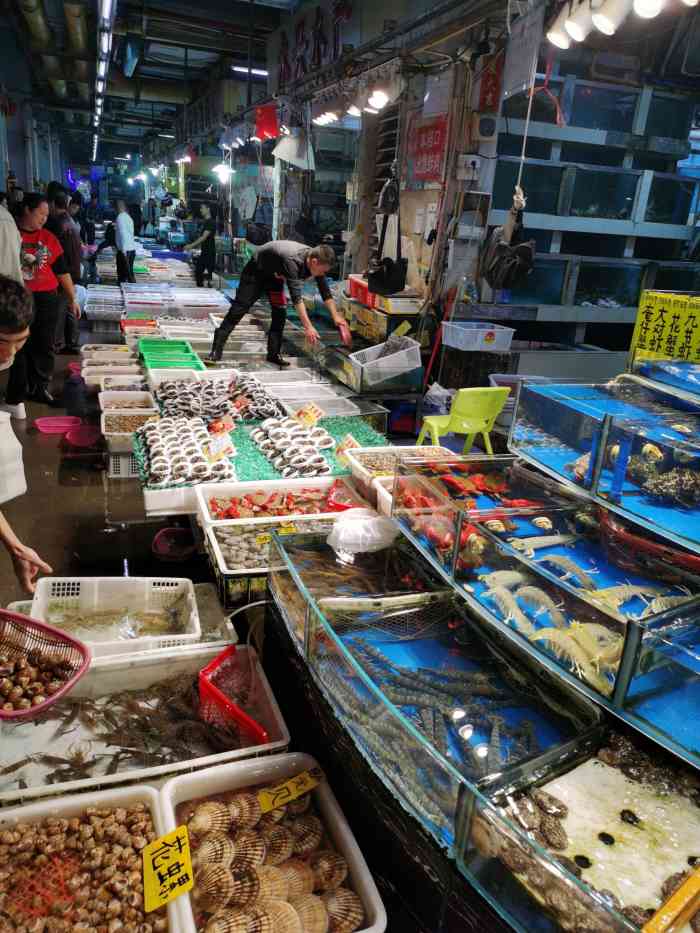 黄沙海鲜水产交易市场-"广州最大的海鲜市场,吃什么都