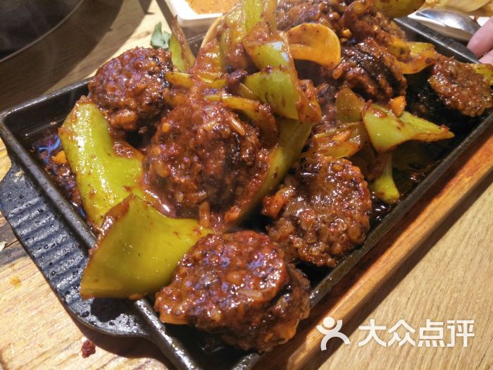 方新村一品大锅盖(绿波店)铁板米肠图片 - 第15张