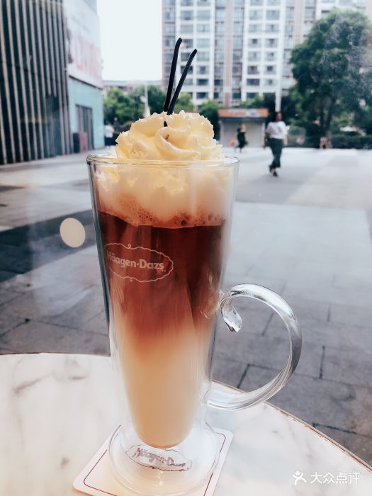 哈根达斯(上海宝山万达店)冰香草拿铁咖啡图片