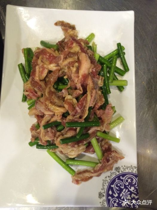 胡同里京味烤肉(总店)蒜苔羊排图片 - 第2998张