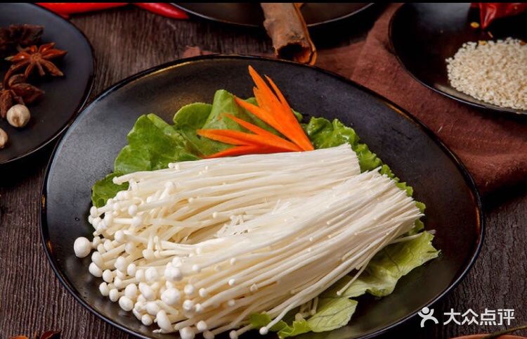 靓健旋转自助火锅-金针菇图片-上海美食-大众点评网