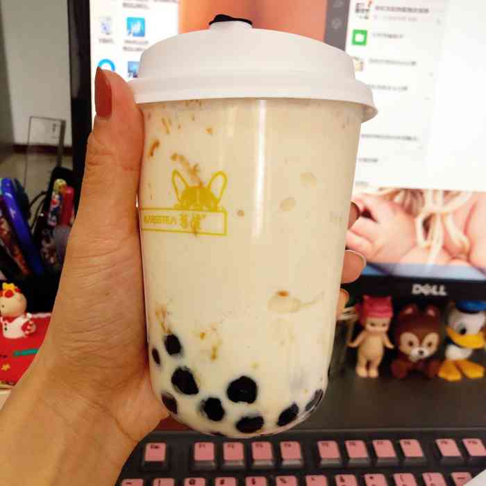茗战(市府恒隆店)-"新开的茗战 喜欢喝布雷珍珠奶茶 .