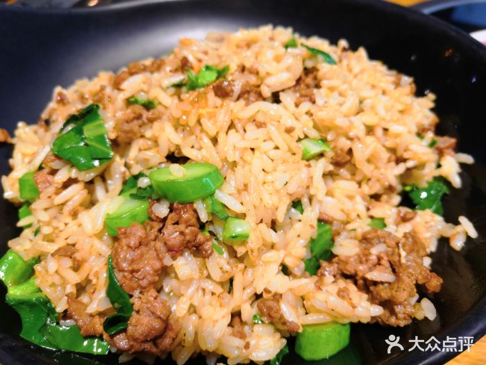 今日牛事潮汕鲜牛肉火锅(静安寺店)芥兰牛肉炒饭图片 - 第856张