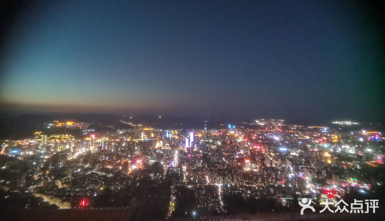 兰州兰山公园夜景之美