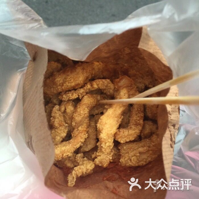炸鸡柳小摊图片 - 第1张