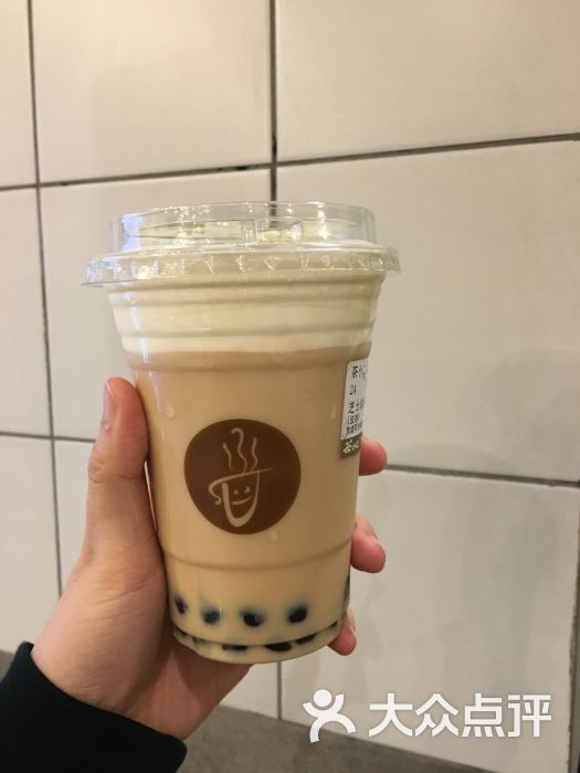 芝士珍珠鲜奶茶
