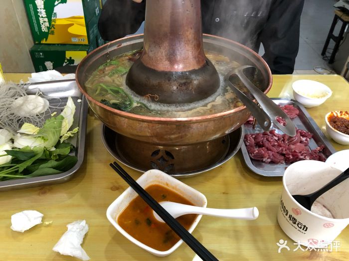 徐州羊肉汤铜炉涮羊肉图片 第18张