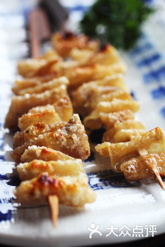 王鼎日本料理铁板烧 の 香烤鸡皮串