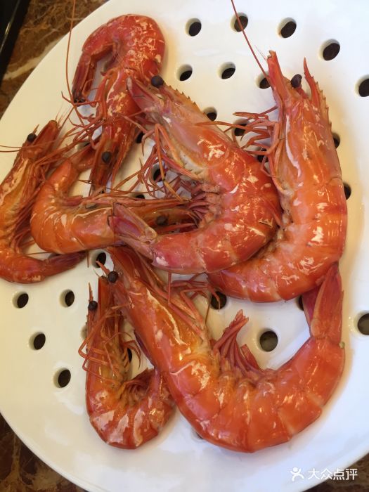 蒸蒸日上特色海鲜家常菜-清蒸九节虾图片-岘港美食-大众点评网