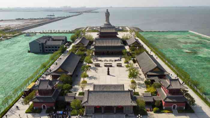 天津妈祖文化园-"天津妈祖文化园在滨海生态城,三面环