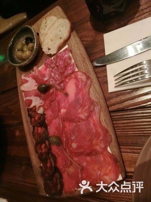 意大利冷切肉拼盘