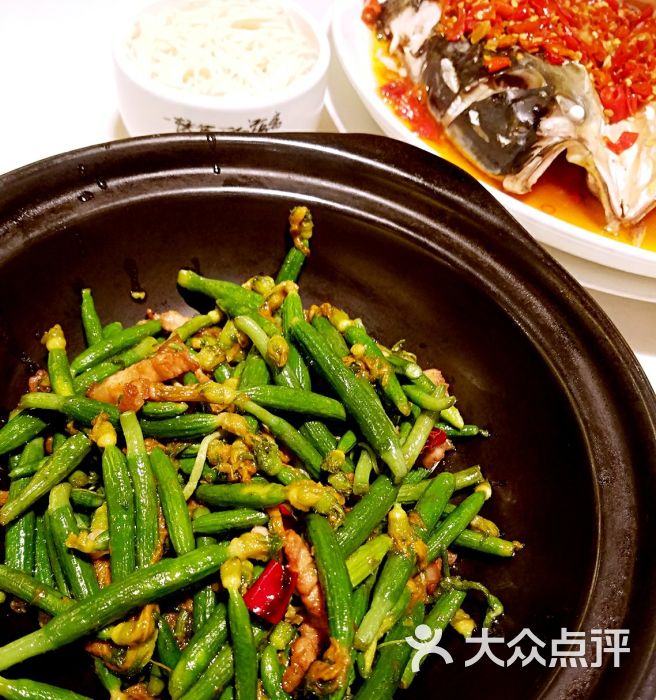 到长沙湘菜餐厅(大学店)黄瓜苗炒肉图片 第77张