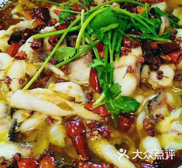 重庆川菜馆沸腾鱼图片 - 第1张