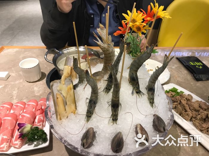 闯牛原切牛胸火锅-海鲜拼盘图片-福州美食-大众点评网