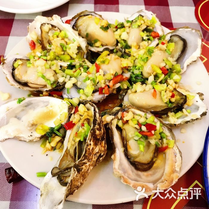 老街里海鲜小吃蒜香生蚝图片 - 第106张