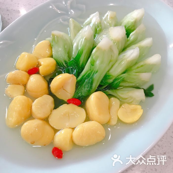 全聚德(步步高梅溪新天地店)板栗扒菜心图片 - 第1张