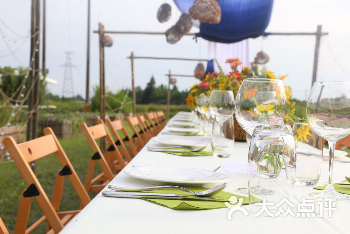 户外美食趴-麦田里的餐桌