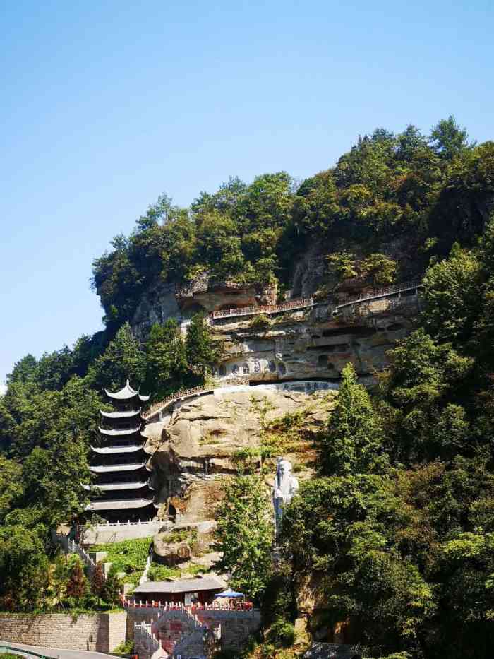 万寿山景区-"这里是石柱万寿山风景区 交通:离石柱县.