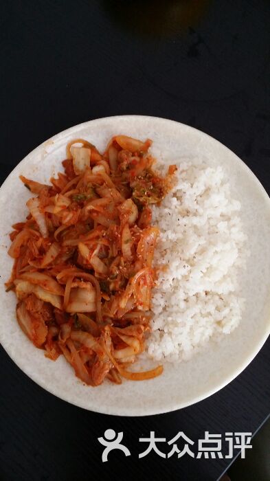 韩式五花肉泡菜盖饭