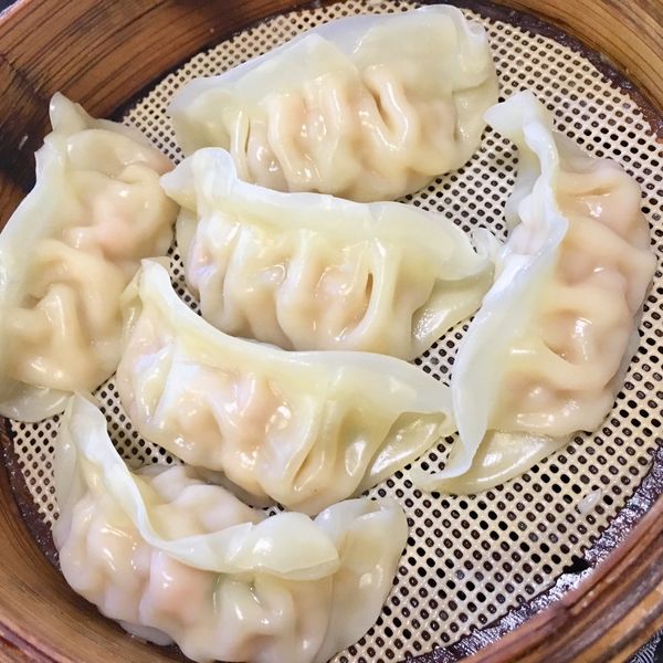 虾仁玉米蒸饺 