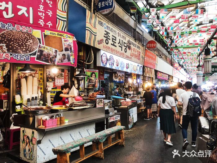 广藏市场美食街-图片-首尔美食-大众点评网